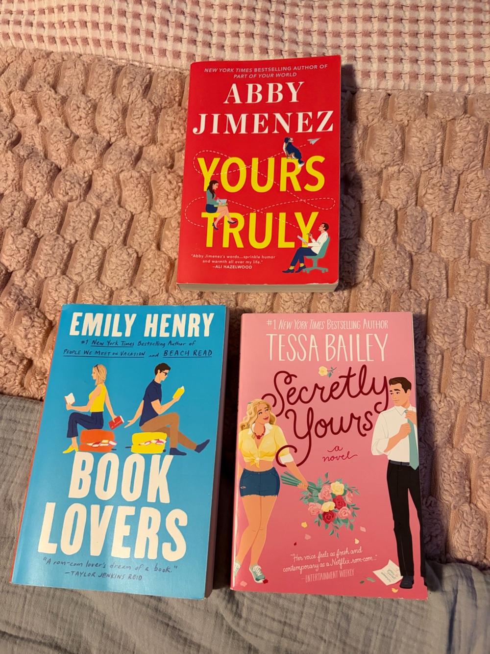 ROMANCE BOOK LOT (EMILY HENRY, ABBY JIMENEZ, TESSA BAILEY)